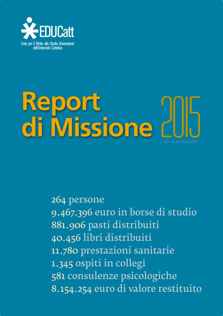 Report di Missione 2015